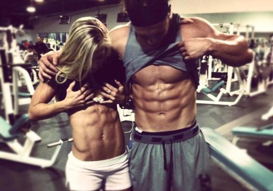 This is what's going through their minds: "Whoa! I have abs?" Well actually, we all have abs.